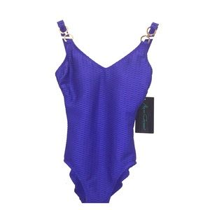 Aqua Green One Piece Swim Suit